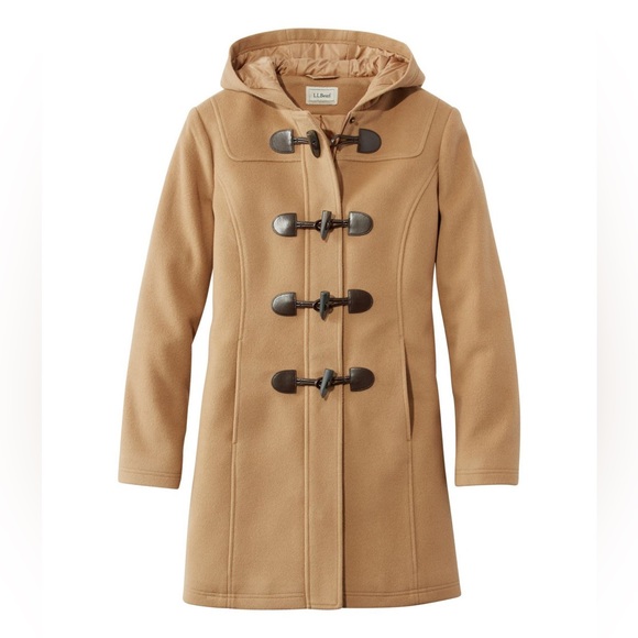 L.L. Bean Classic Lambswool Duffel Coat 🤎 - Picture 1 of 5